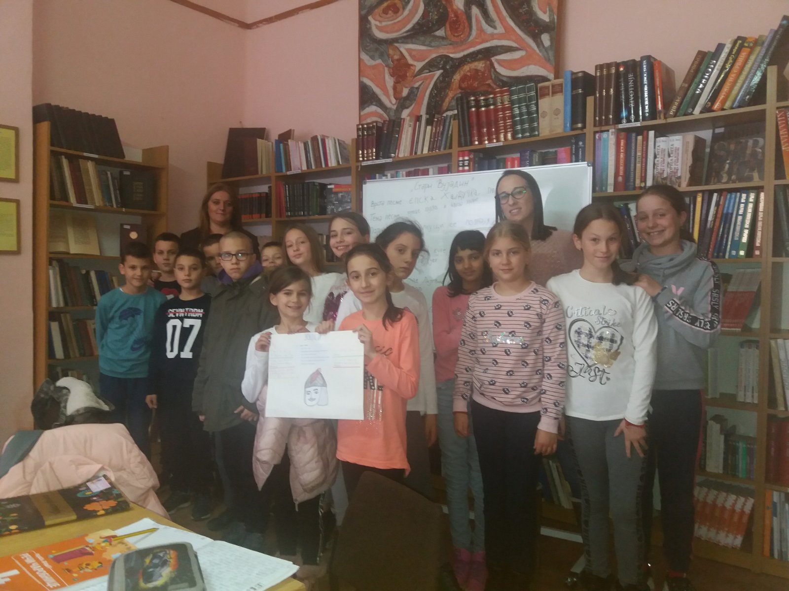 „Stari Vujadin“ – čas srpskog jezika u biblioteci